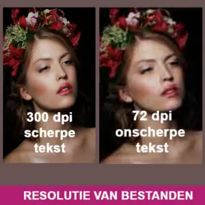 resolutie van bestanden
