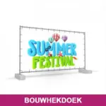 Bouwhekdoek Atlas reclame