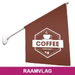 Raamvlag met Logo