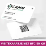 VISITEKAARTJE MET NFC EN QR