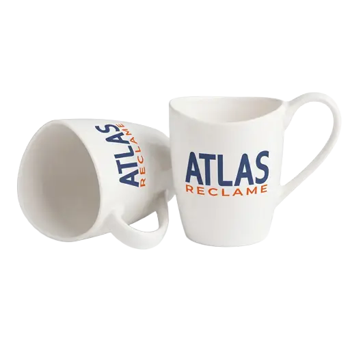 Mok met gebogen rand